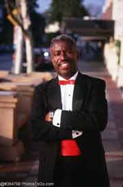 A man in tux; Size=180 pixels wide
